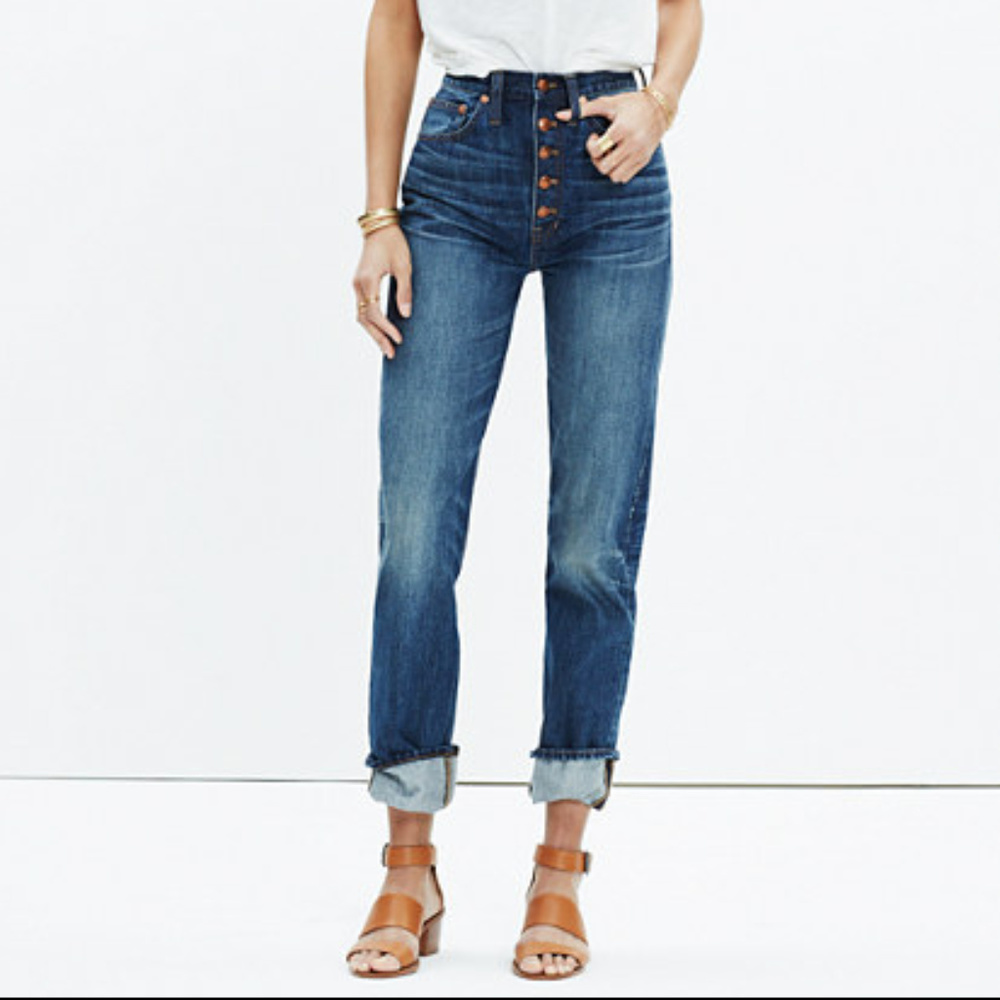 Rivet & Thread Button-Front Boyjean